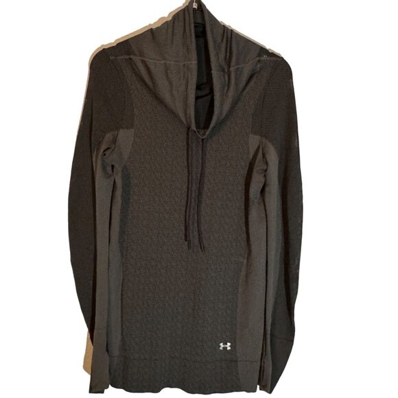 Under Armour Men's HeatGear Long Sleeve Hoodie Medium Black - Picture 1 of 12